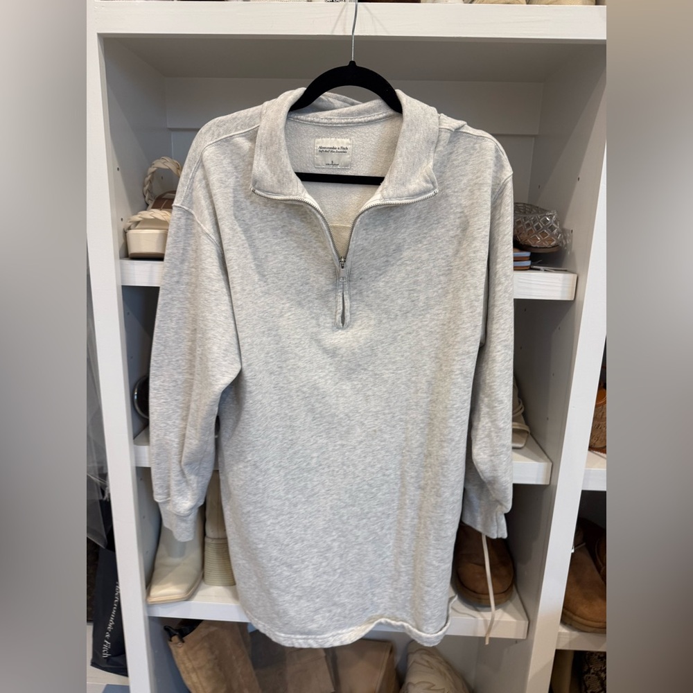 Abercrombie half zip tunic/dress